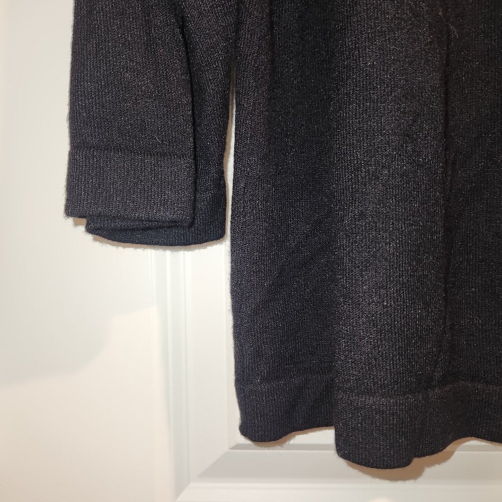 Sag Harbor Black Scoop Neck Tie Sweater Size: XL - Picture 3 of 6